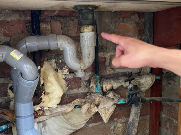 Water damage restoration process in Delmont, PA